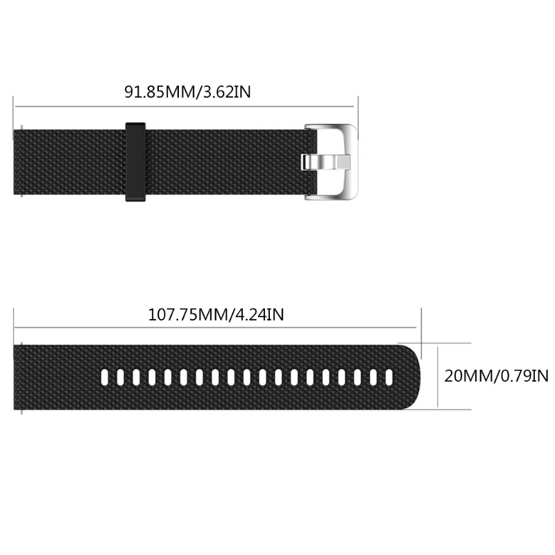 Dây Đeo Silicon Mềm Siêu Bền Cho Đồng Hồ Thông Minh 3 S / L