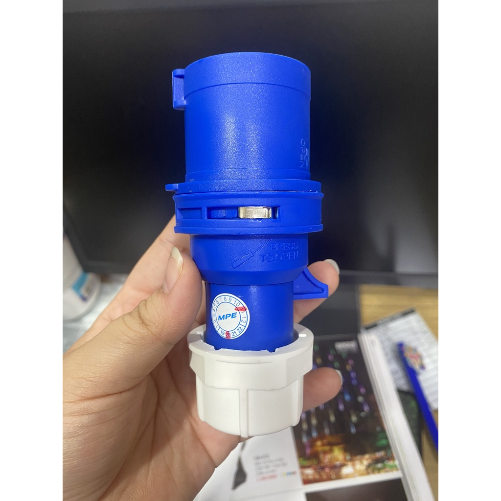 ⚡️Ổ CẮM CÔNG NGHIỆP, PHÍCH CẮM 16A MPE MPN-013 chống nước ip44⚡️