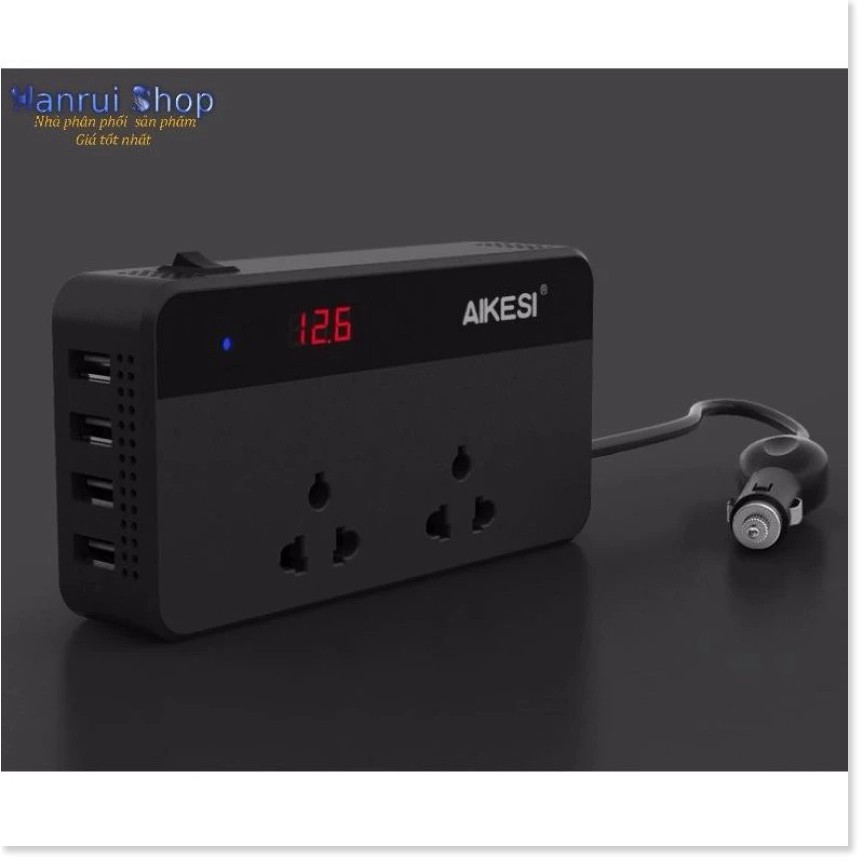 chuyển nguồn điện trên ô tô Aikesi 12V hoặc 24V Sang nguồn 220V 200W hàng