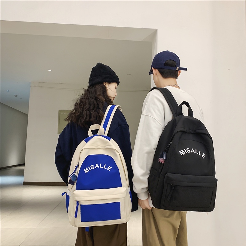 Balo Prettyzys sức chứa lớn 15.6 inch phong cách Hàn Quốc thời trang 2022 đi học cho nam và nữ