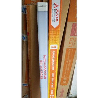 Đèn tuýp liền máng đôi mặt cong 60w asia