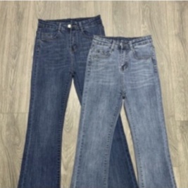 Quần bò loe rách gấu xuất dư siêu đẹp - QJ15