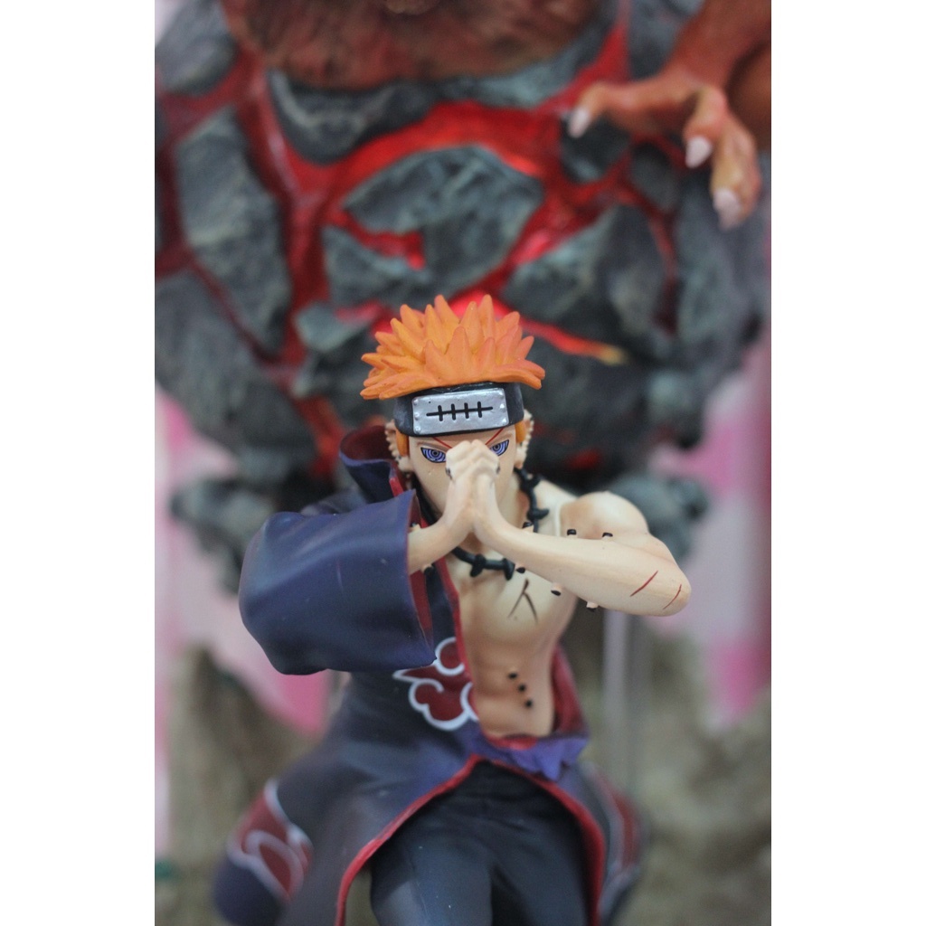 Mô hình Pain cữu vĩ có led cao 44cm cực đẹp siêu chất siêu nét - Mô hình Naruto
