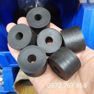Đệm cao su giảm chấn chống rung 30*20*10mm (Giá 10 Cái) đường kính ngoài 30mm, lỗ trong 10mm, Chiều cao 20mm