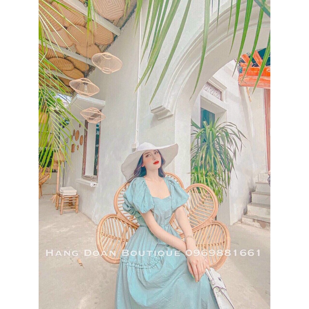 Đầm dài tay phồng dễ thương zashopp