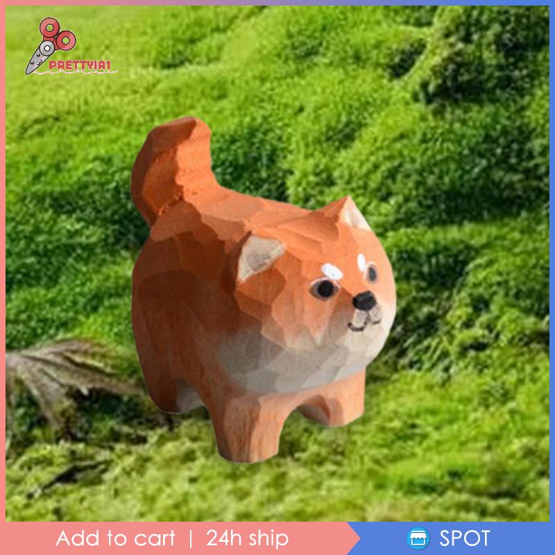 Mô Hình Chú Chó Bằng Gỗ Trang Trí Phòng Ngủ Cho Bé 1