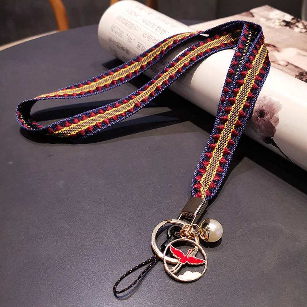 Glees Dây Đeo Điện Thoại / Chìa Khóa / Thẻ ID Phong Cách Vintage Cho Nam Và Nữ