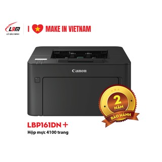 MÁY IN LASER TRẮNG ĐEN CANON LBP 161DN Plus - In 2 mặt, In mạng, Hộp mực lớn