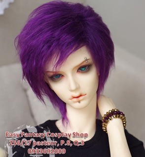 Tóc lông thú búp bê BJD - 14cm