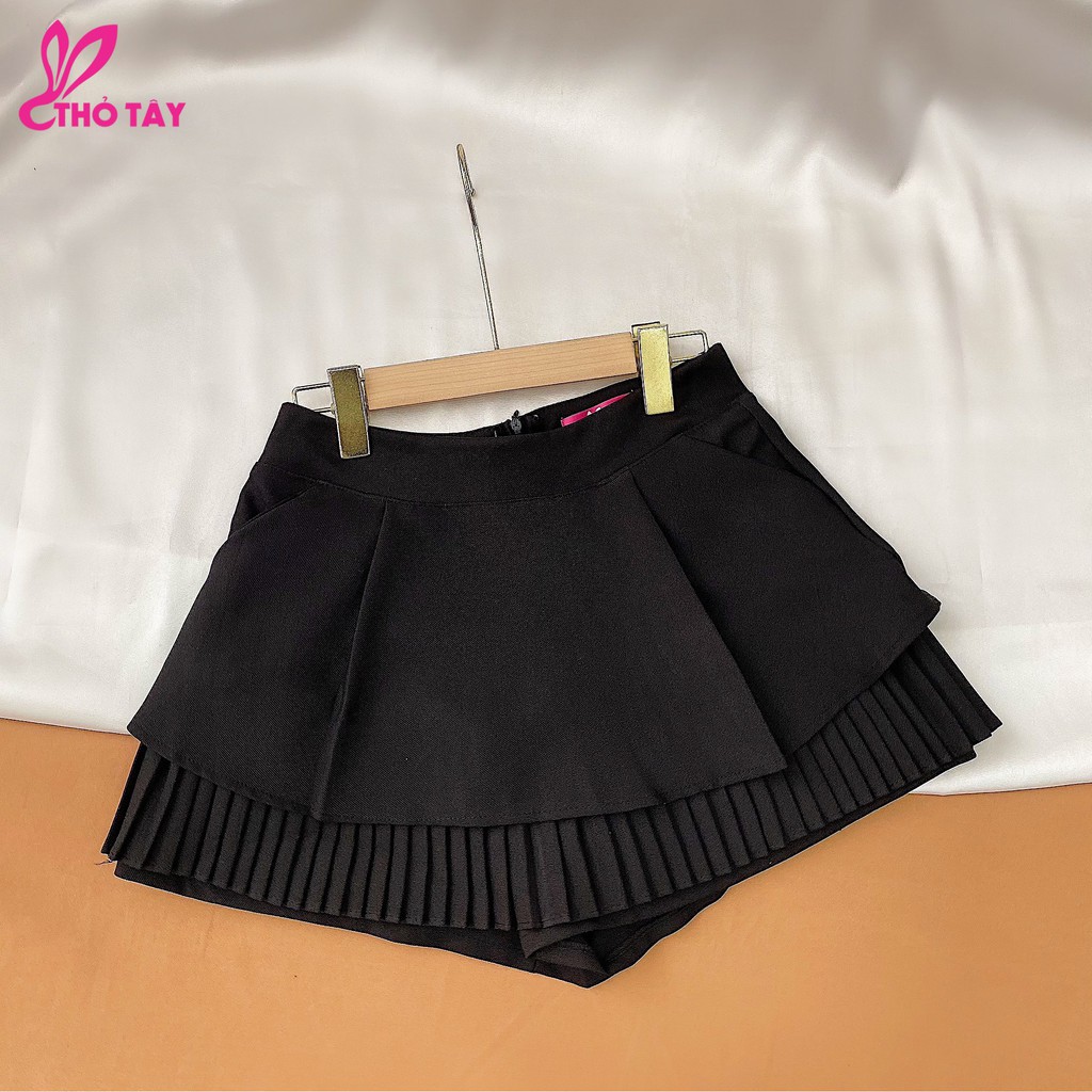 [Mã WABRLOW5 giảm 15% đơn 300K] Chân Váy Xếp Li Hai Tầng THỎ TÂY CV215B58 | BigBuy360 - bigbuy360.vn