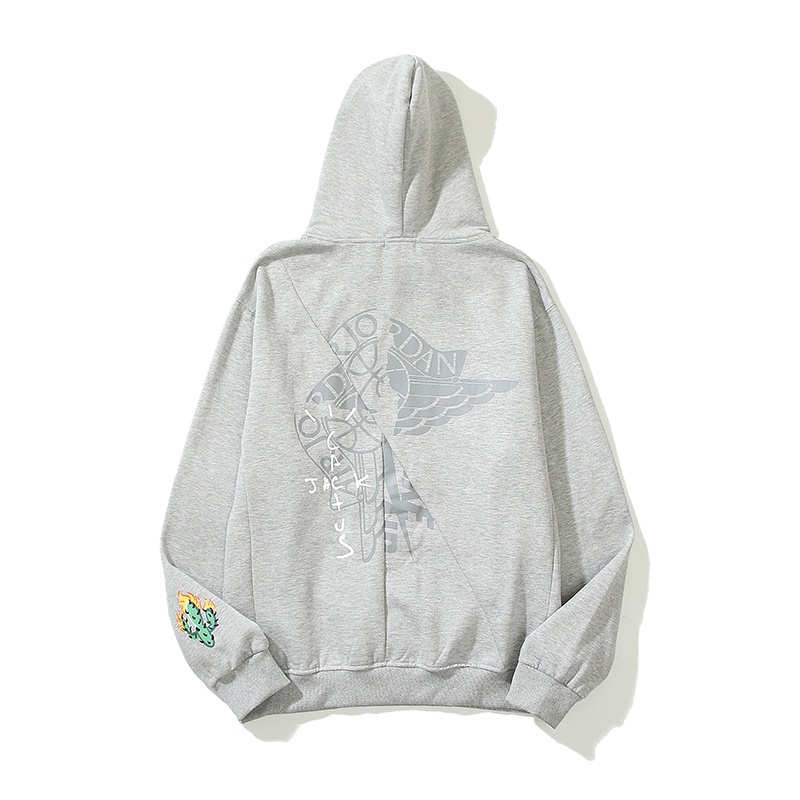 Áo Khoác Hoodie Chui Đầu Tay Dài In Hình Travis Scott Phía Trước