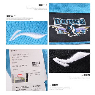Khăn len nam hiệu Li-Ning (xanh dương)
