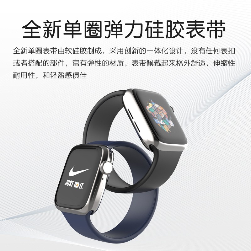 Dây Đeo Silicon Thể Thao Cho Đồng Hồ Thông Minh Apple Watch 1 / 2 / 3 / 4 / 5 / 6