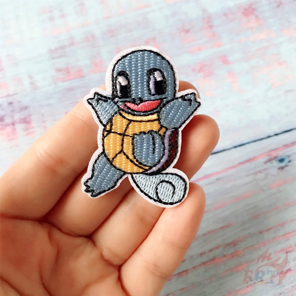 Miếng vá ủi thêu hình nhân vật hoạt hình Pokemon