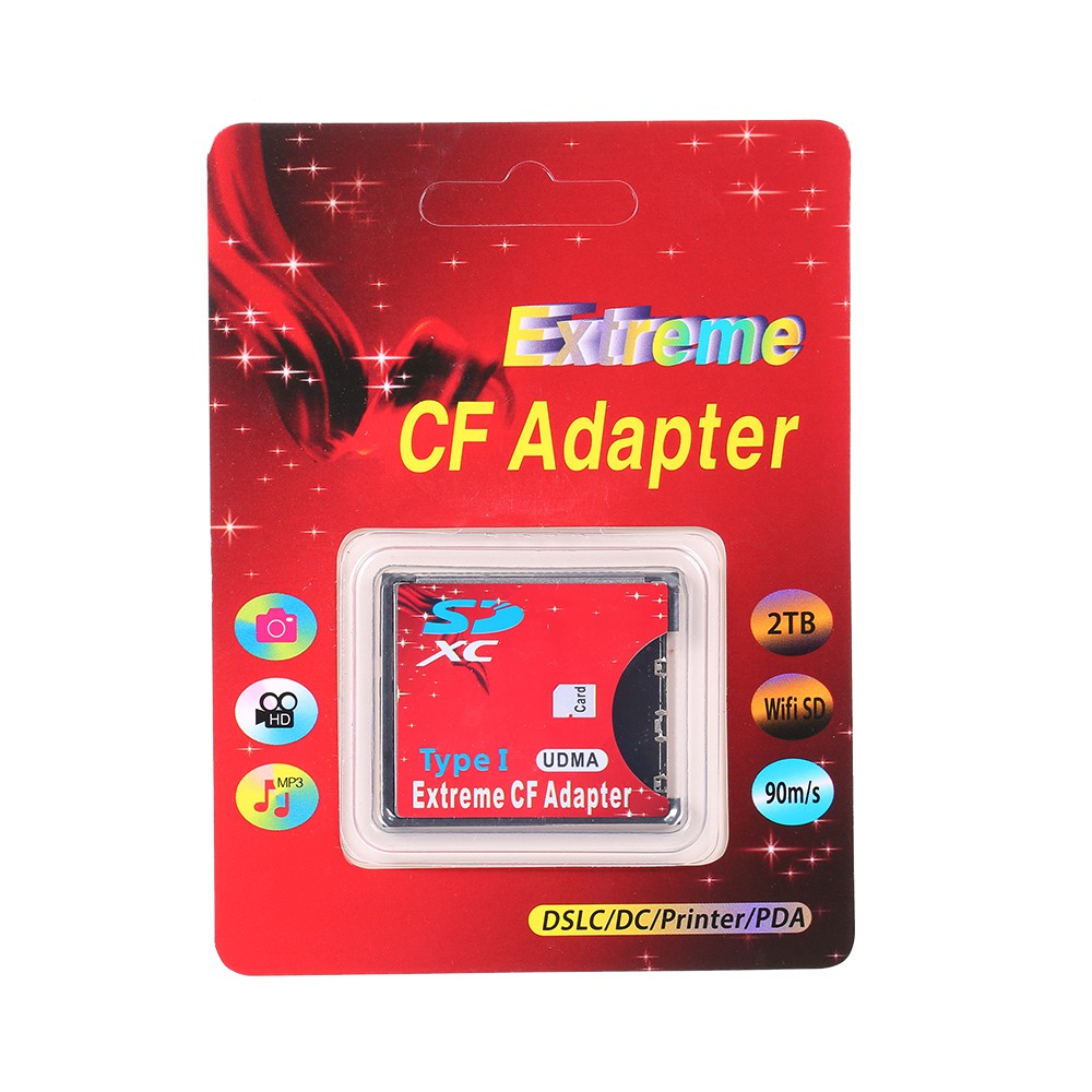 Adapter thẻ chuyển đổi từ sinh động sang CF loại I dành cho camera SLR hỗ trợ cho WIFI sinh động