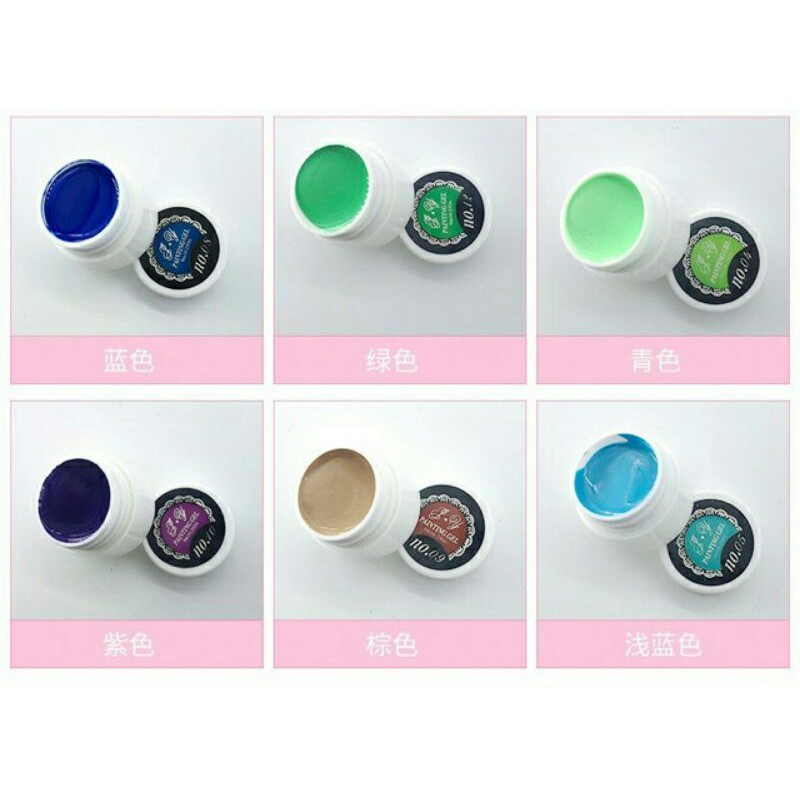 gel vẽ 12 màu