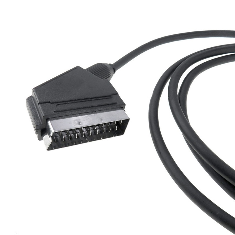 Dây Cáp Nối Dài 1.8m / 3.0m RGB Scart Video AV Cho Máy Chơi Game NES 5.9FT / 9.8FT Connec