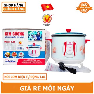 Nồi cơm điện 1.8 Lít Kim Cương KC 1.8L