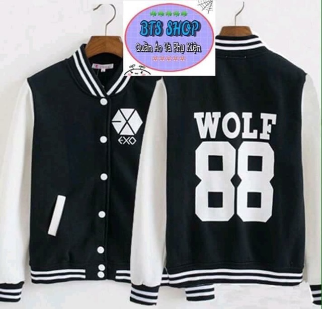 Áo khoác bóng chày EXO