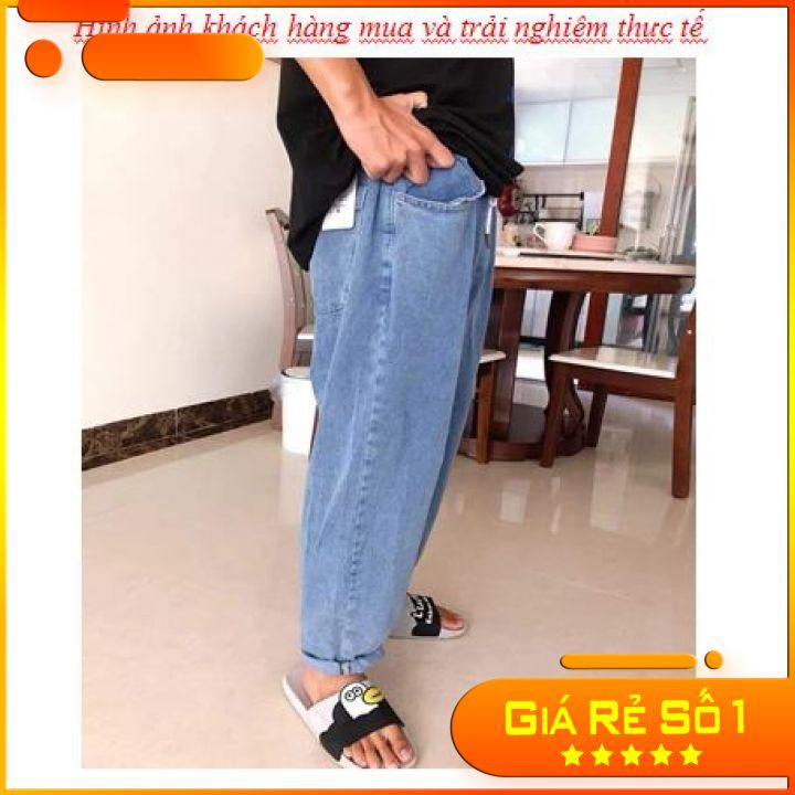 Quần Baggy Nam Quần Jean Baggy Nam [ Xanh Trơn - TR01 ] SIÊU RẺ - Tại Baggy Strore 88 | BigBuy360 - bigbuy360.vn