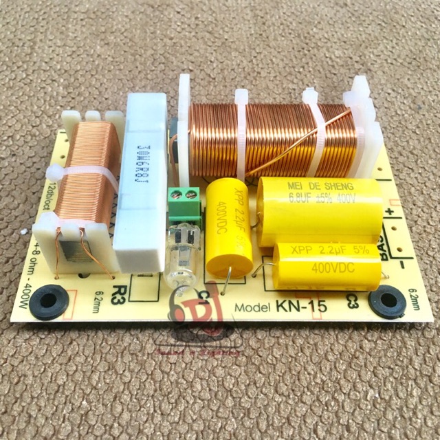 Mạch phân tần loa từ neo array loa full đơn KN 15 loa 1 bass 1 treb neo 01 cái, phân tần loa full đơn kn15