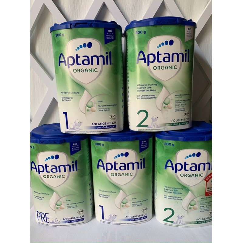 Sữa Aptamil Organic đủ số Pre , 1 , 2 nội địa Đức 🇩🇪