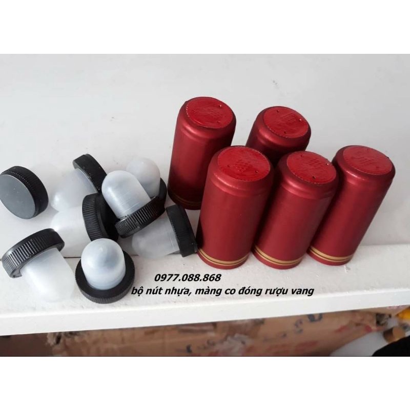 BỘ MÀNG CO , NÚT CHAI  - PHỤ KIỆN CHAI VANG