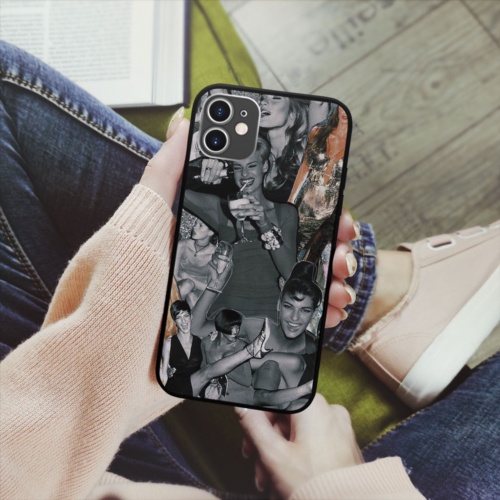 Ốp lưng iphone hình party girls collage art aesthetic trong suốt  cho các dòng SAMSUNG PAP20210876