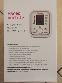 Máy đo huyết áp ( Quà tặng Glucerna )