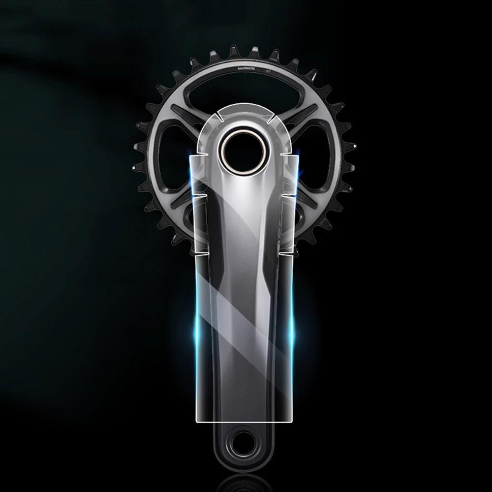 Danilo Set 3 Tấm Phim Dán Bảo Vệ Cánh Tay Quay Xe Đạp Leo Núi Bằng Sợi Carbon