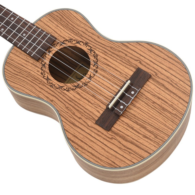 Tenor Ukulele 26 Inch 4 Strings Zebrawood Hawaiian Mini Guitar Acoustic Guitar Ukulele 18 Frets Musical Stringed Instrument