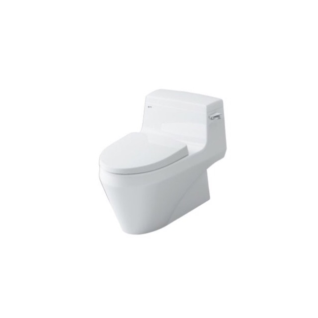 Bàn cầu 1 khối cao cấp INAX AC1135VN, công nghệ Aqua ceramic, nắp rơi êm, nút gạt tiết kiệm nước