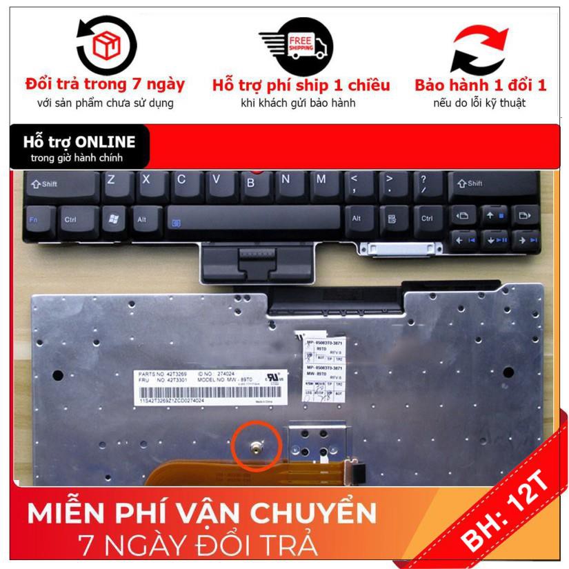 [BH12TH] ⚡Bàn phím laptop Lenovo Thinkpad T500 W500 W700 W700