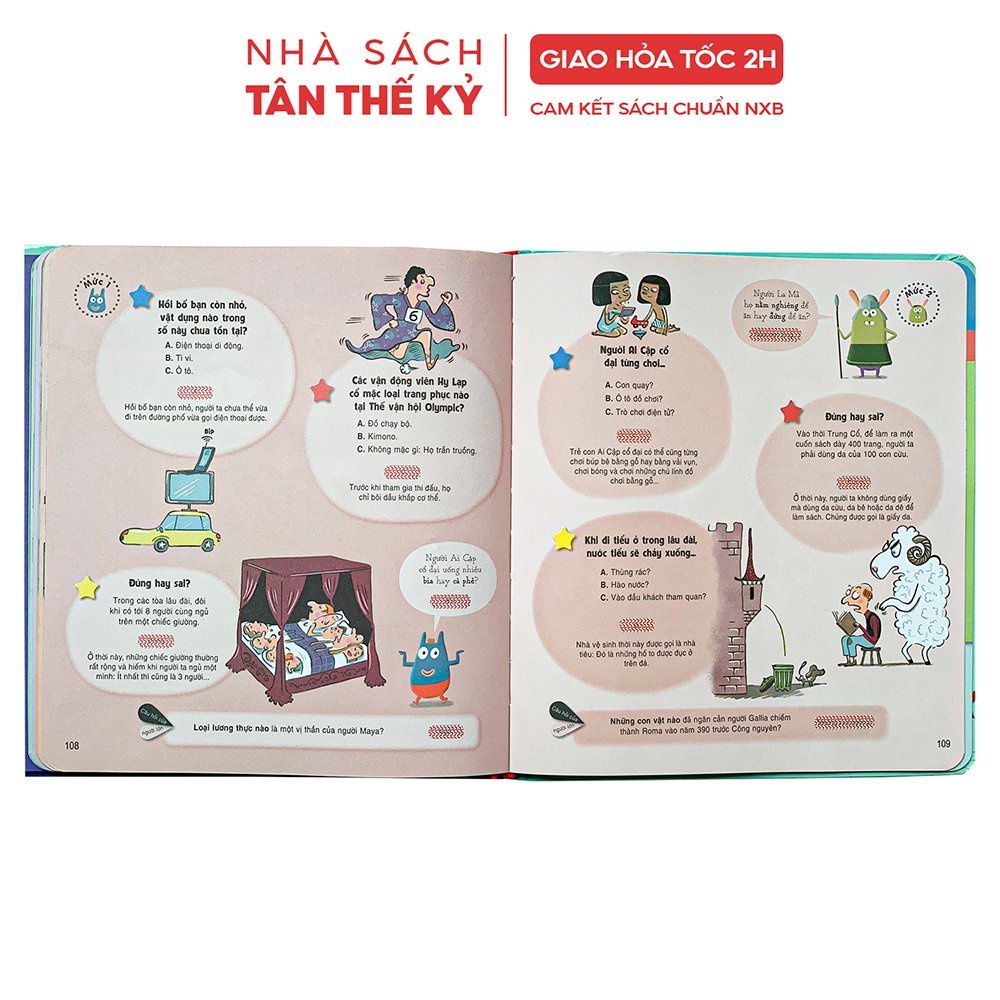 Sách - Maxi Quiz Trắc nghiệm cơ bản về bách khoa tri thức 610 câu hỏi và trả lời dành cho trẻ từ 4 tuổi