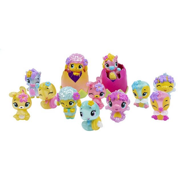 Giỏ trứng hoa hồng Hatchimals Colleggtibles Flower Basket