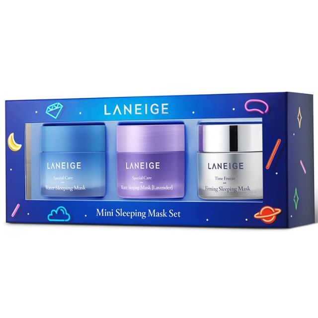 Set Laneige Sleeping Mask Set (3 Sản Phẩm) Limited Edition Holiday Collection