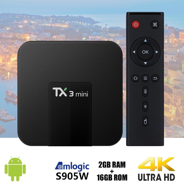 Android Tv Box TX3 Mini (CPU Amlogic S905W 64 Bit - RAM 2GB - Rom 16GB)