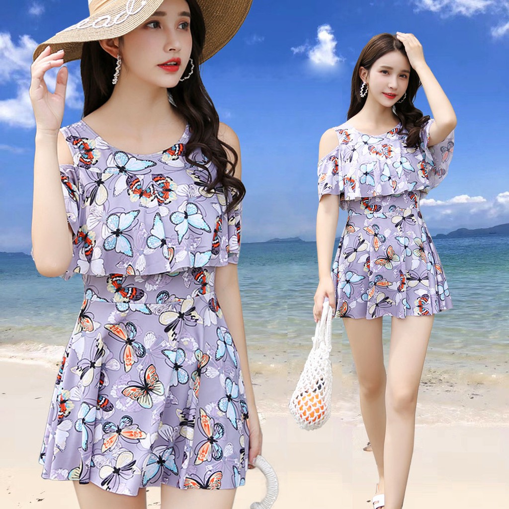 Set Đồ Tắm Họa Tiết Thổ Cẩm Thời Trang Dành Cho Nữ