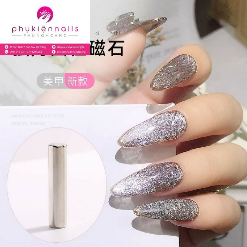 Nam Châm Mắt Mèo Hình Trụ Hút Cực Mạnh - Mẫu Mới