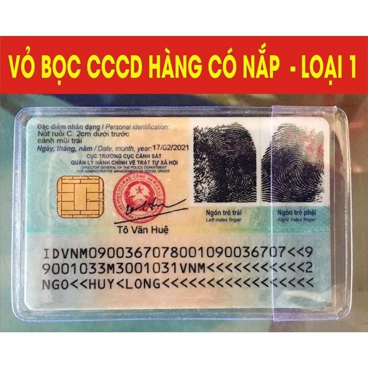 Túi Có Nắp Đựng CCCD, Bằng Lái Xe, Thẻ Nhân Viên, Thẻ ATM Chống Nước