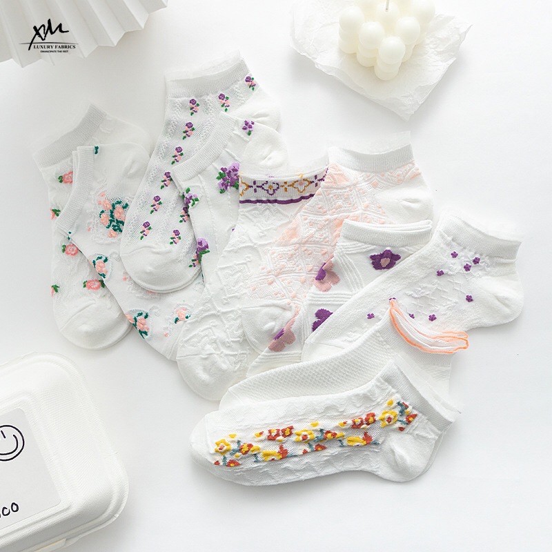 Set 5 đôi vớ hoa nhí xinh xinh
