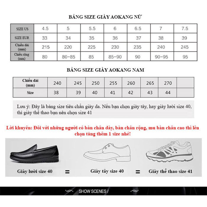 Giày slip on Aokang màu trắng 682332050