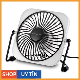 Quạt USB Mini Lock&Lock Màu Trắng OUF101W