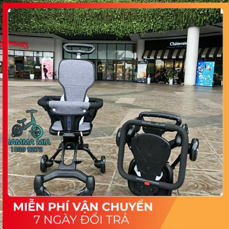 Xe đẩy gấp gọn thông minh cho bé