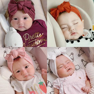 Băng đô, Turban cho bé - nơ màu dễ thương