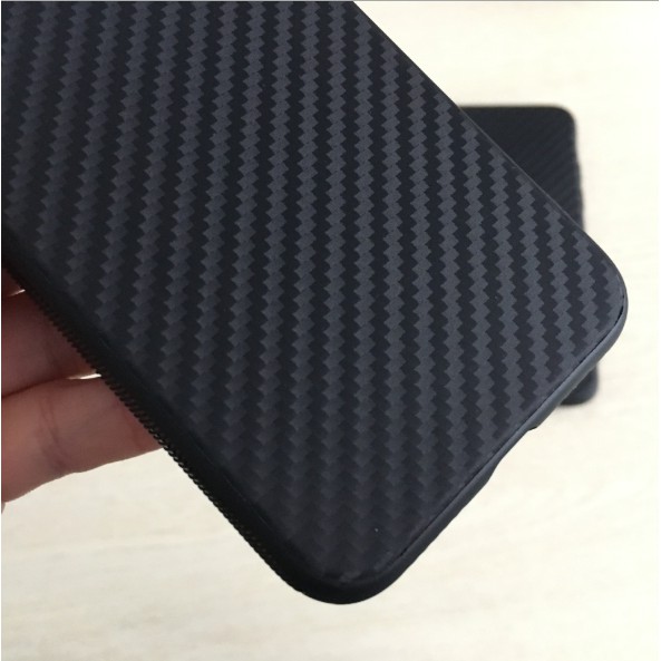 FREESHIP 99K TOÀN QUỐC_Ốp lưng cao su siêu mỏng họa tiết cacbon có rãnh chống chơn trượt cho xiaomi
