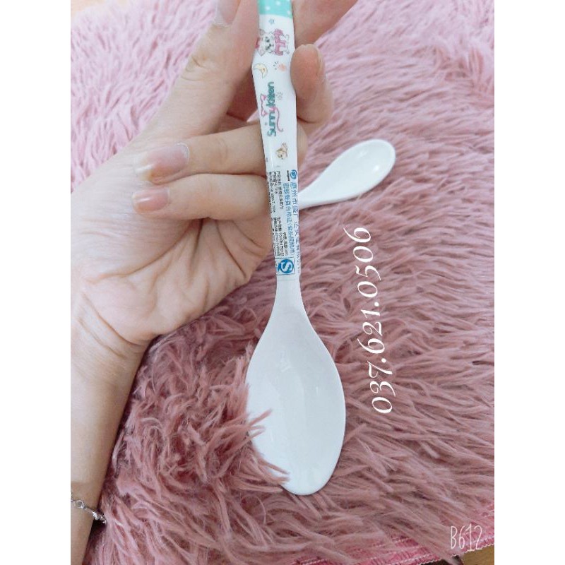 Thìa ăn dặm, ăn cơm Sunny Kitten cao cấp an toàn tuyệt đối cho bé