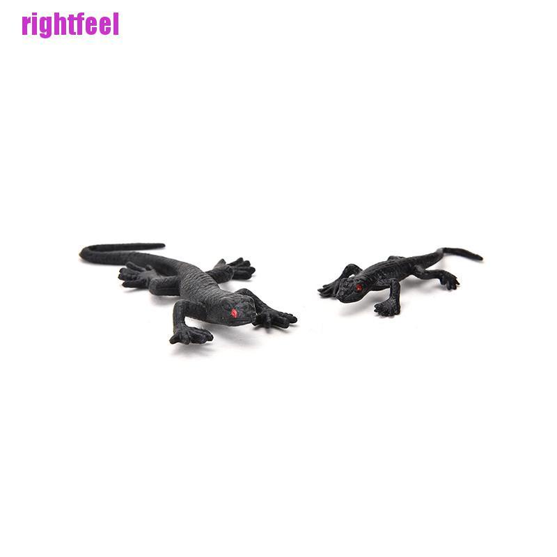 Set 2 mô hình thằn lằn giả bằng nhựa độc đáo vui nhộn