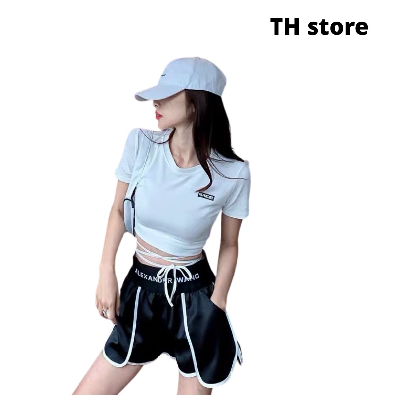 Áo croptop nữ ôm eo dây dưới. áo crt ôm eo body hàng GB