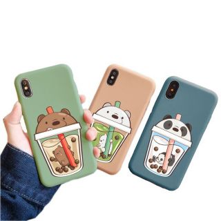 Ốp lưng iphone Gấu Trà Sữa Cực Cool